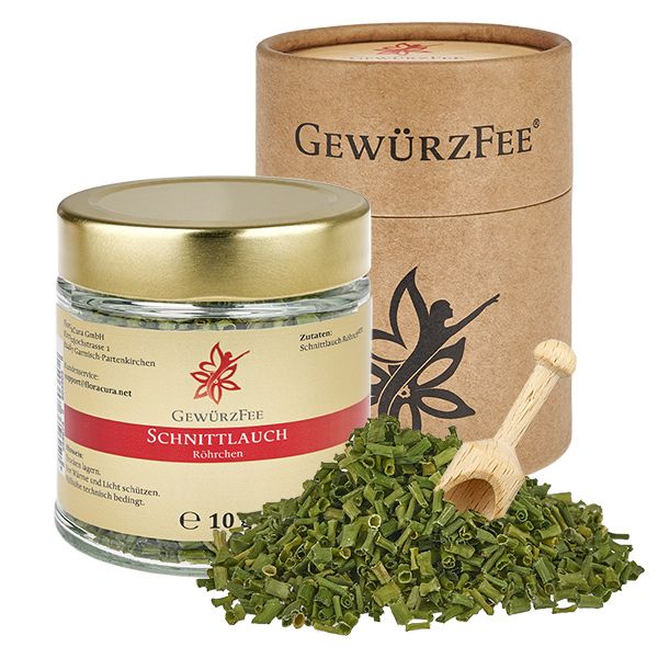 Schnittlauch Röhrchen im Schraubglas Gewürzfee