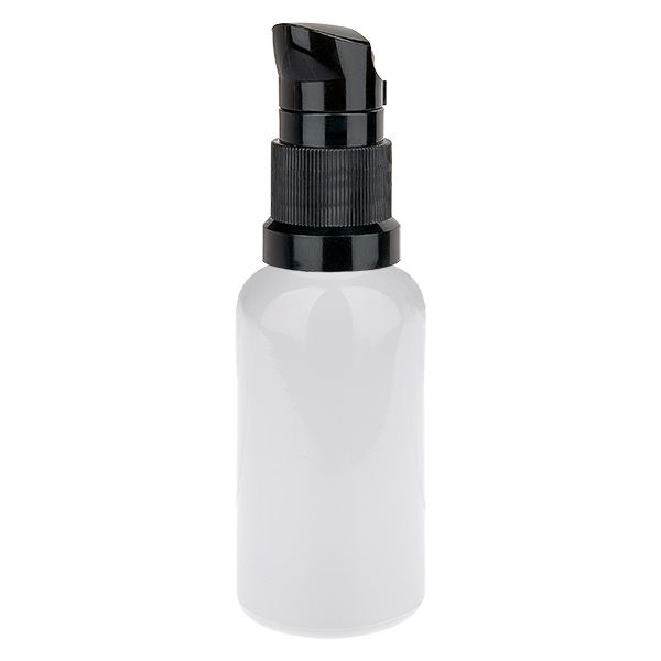 50ml Pumpflasche schwarz Standardverschluss WhiteLine UT18/50