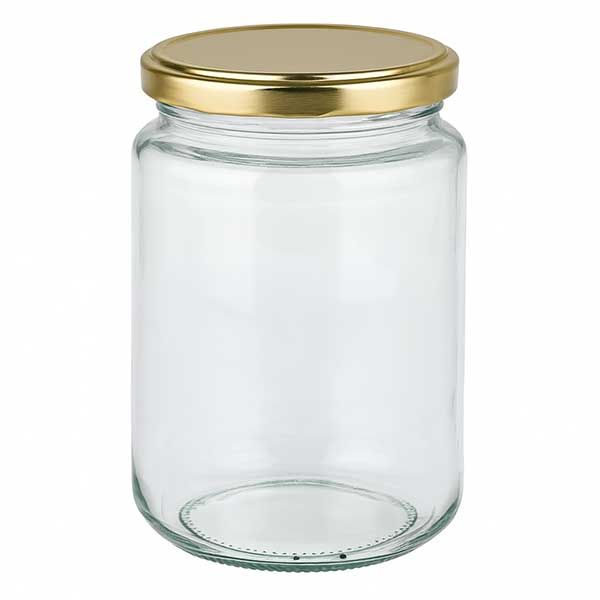 382ml Rundglas mit BasicSeal Deckel gold UNiTWIST